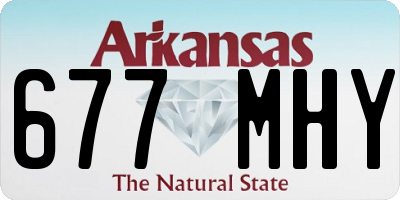 AR license plate 677MHY