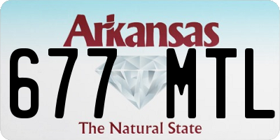 AR license plate 677MTL
