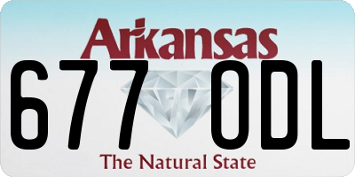 AR license plate 677ODL