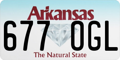 AR license plate 677OGL