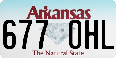 AR license plate 677OHL