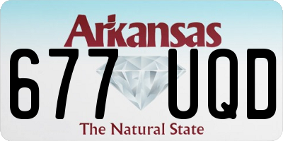 AR license plate 677UQD