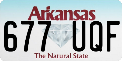 AR license plate 677UQF