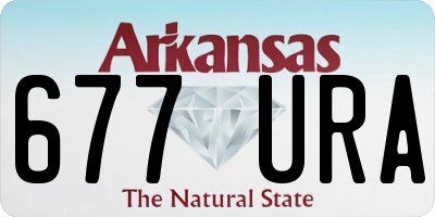 AR license plate 677URA