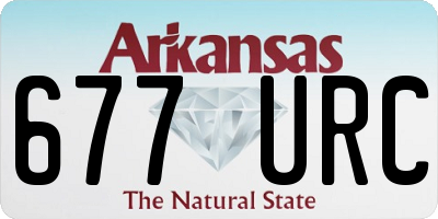 AR license plate 677URC