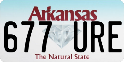 AR license plate 677URE