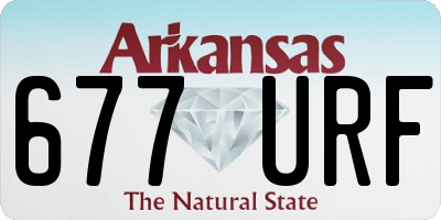 AR license plate 677URF