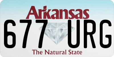 AR license plate 677URG