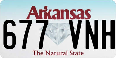 AR license plate 677VNH