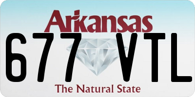 AR license plate 677VTL