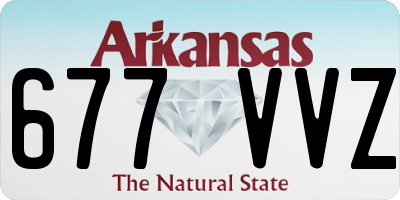 AR license plate 677VVZ