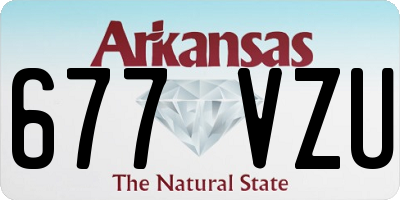 AR license plate 677VZU