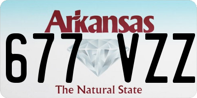 AR license plate 677VZZ