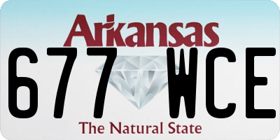 AR license plate 677WCE