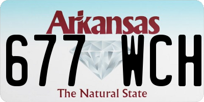 AR license plate 677WCH