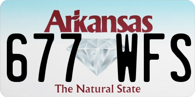 AR license plate 677WFS
