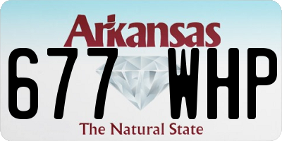 AR license plate 677WHP