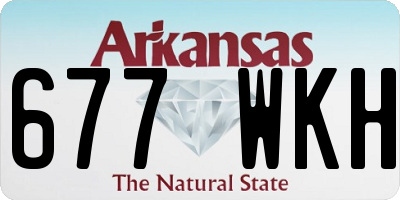 AR license plate 677WKH