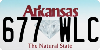 AR license plate 677WLC