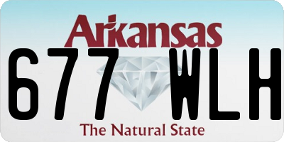 AR license plate 677WLH
