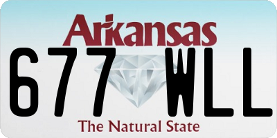 AR license plate 677WLL
