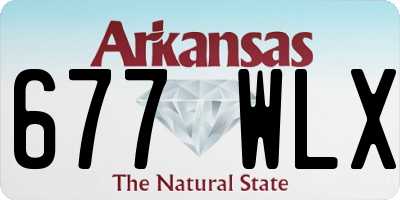 AR license plate 677WLX