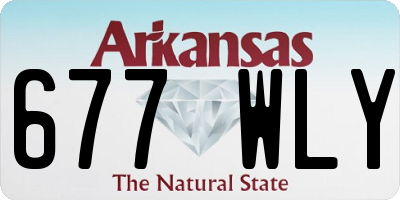 AR license plate 677WLY