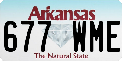 AR license plate 677WME