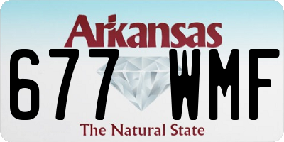 AR license plate 677WMF