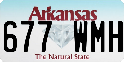 AR license plate 677WMH