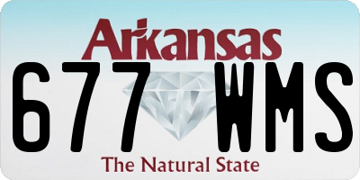 AR license plate 677WMS