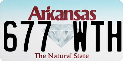 AR license plate 677WTH