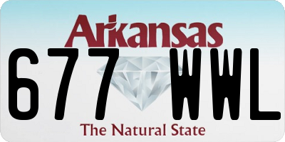 AR license plate 677WWL