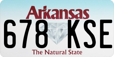 AR license plate 678KSE