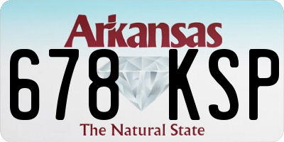 AR license plate 678KSP