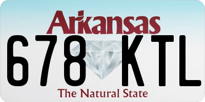 AR license plate 678KTL