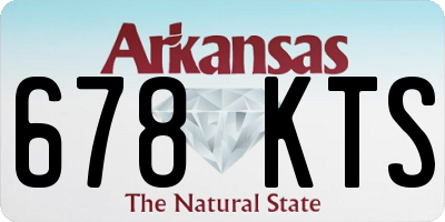 AR license plate 678KTS