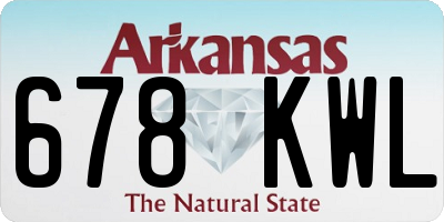 AR license plate 678KWL