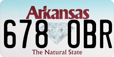 AR license plate 678OBR