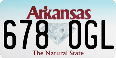 AR license plate 678OGL