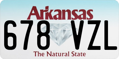 AR license plate 678VZL