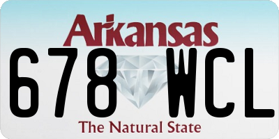 AR license plate 678WCL