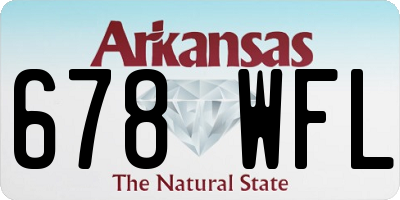 AR license plate 678WFL