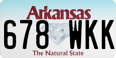 AR license plate 678WKK
