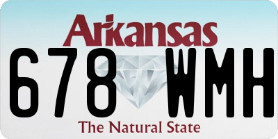 AR license plate 678WMH