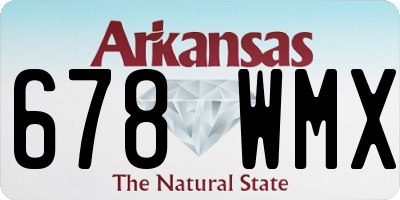 AR license plate 678WMX