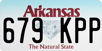 AR license plate 679KPP