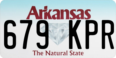 AR license plate 679KPR