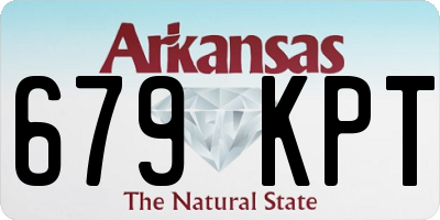 AR license plate 679KPT