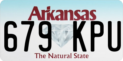 AR license plate 679KPU